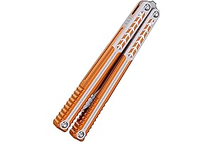 X Will Hirsch Vulp Pro Butterfly Knife Balisong Trainer, G10 & 7075...