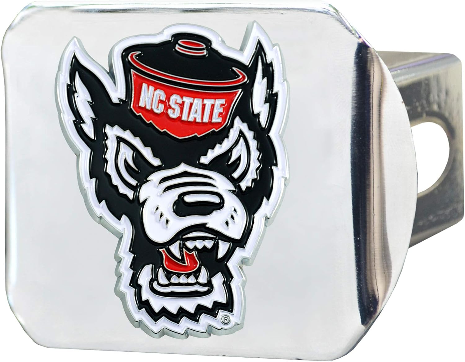 FANMATS 25588 NC State Wolfpack Hitch Cover - 3D Color Emblem