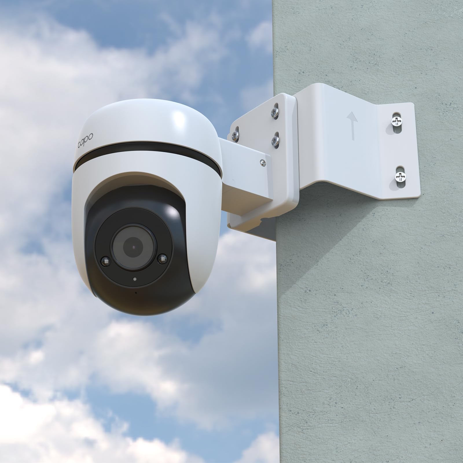 HOLACA Uchwyt narożny ścienny 90°, kompatybilny z Tapo C530WS, C520WS, C510W, C500, C501W, TC40GW, C51A, C52A kamera monitorująca zewnętrzna (kamera nie jest dołączona), uchwyt narożny ścienny 90°