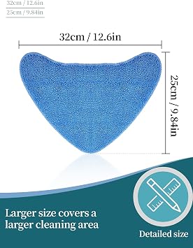 XIANGBIN 3Pack Microfiber Steam Mop Pads Replacement Compatible with Vax