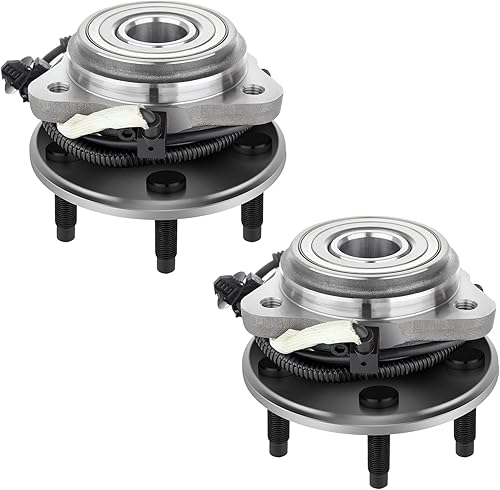 Miniatura 8 de SCITOO 515003 Nuevo cubo de rodamiento de rueda delantera para Ford Explorer Sport Trac 1995-2001 para Ford Explorer 5 lengüetas Kit de montaje de