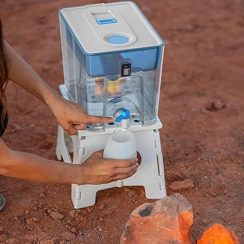 Miniatura 6 de Dispensador de filtro de agua para grifo y agua potable, capacidad de 36 tazas, sin BPA, elimina flúor, cloro, plomo, productos químicos Forver