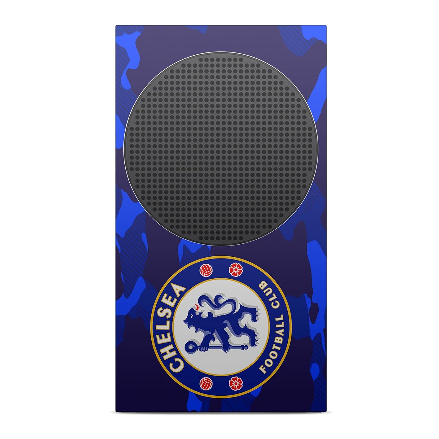 Head Case Designs Officially Licensed Chelsea Football Club Camouflage Mixed Logo Vinyl Sticker Gaming Skin Case Cover Compatible with Xbox Series S Console and Controller Bundle