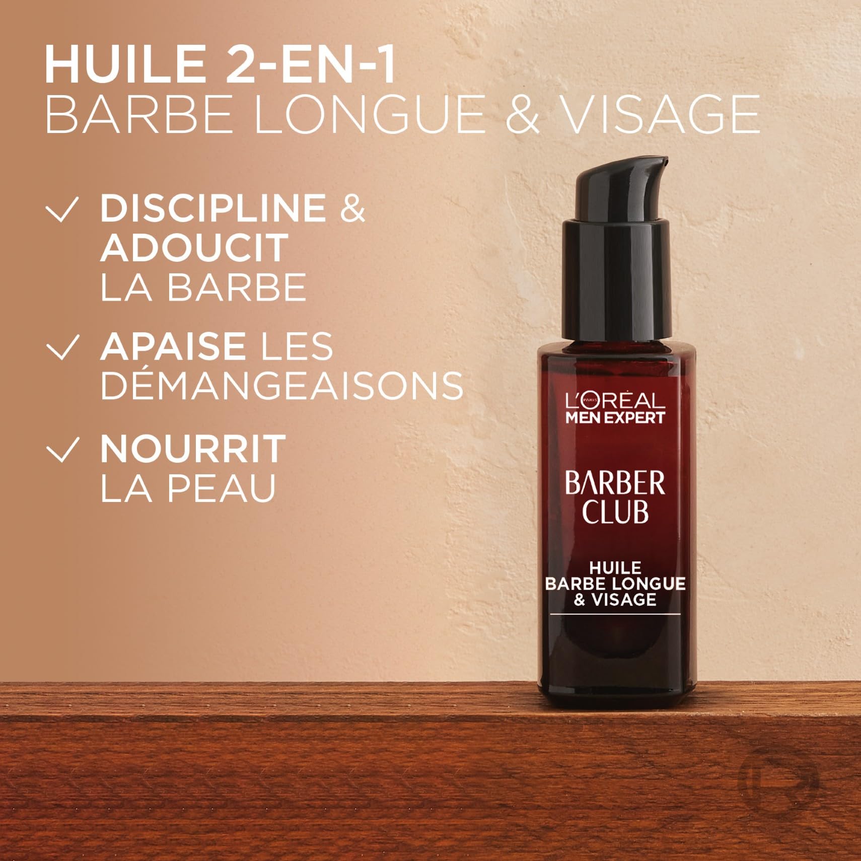 L'Oréal Men Expert Barber Club Huile Barbe Longue & Visage