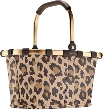 reisenthel carrybag XS Leo Macchiato Robust Shopping Basket with Practical Inner Pocket Elegant and Water-Repellent Design