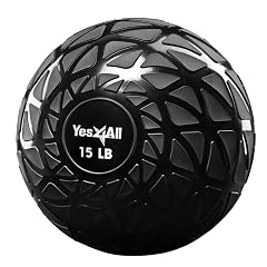 Yes4All Slam Balls 10-40lb Weighted Ball Weight Durable PVC Sand Filled Workout Dynamic Slam Ball for Core Strengthen