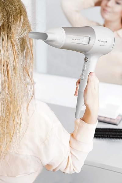 Rowenta CV5930 Powerline Asciugacapelli con Booster Ionico, Phon per Capelli 2100W, Tecnologia Effiwatts, Thermo Control, 1 D - 1