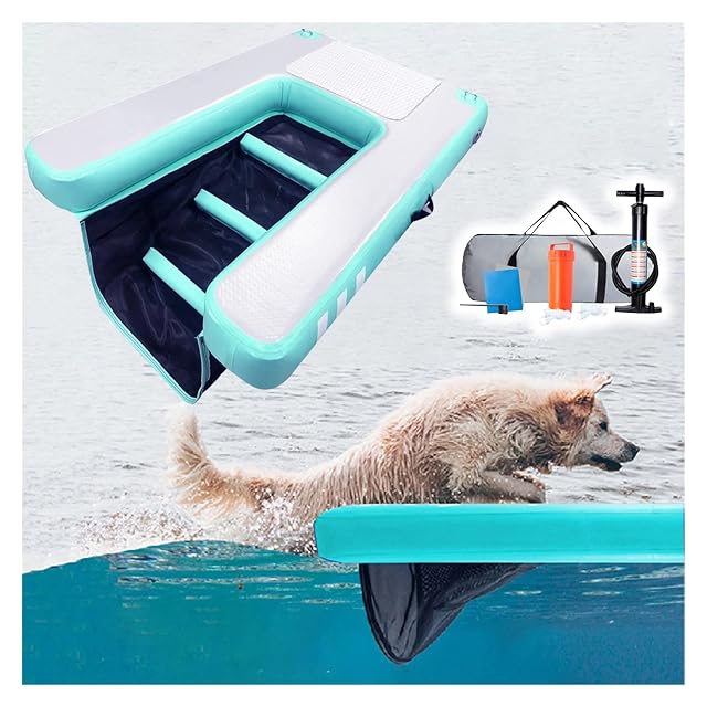 rampa de agua para perros Rampas de piscina para perros de hasta 60 kg