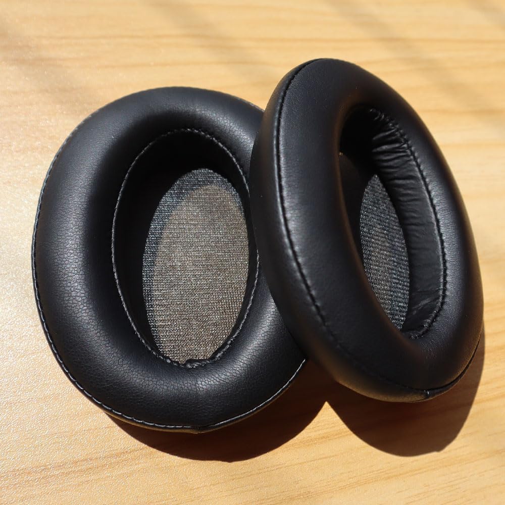 WH-H910N Ear Pads, Replacement Protein Leather Earpads Memory Foam Ear Cushions Repair Parts for Sony WH-H910N WH H910N Headphones - Black - Image 6