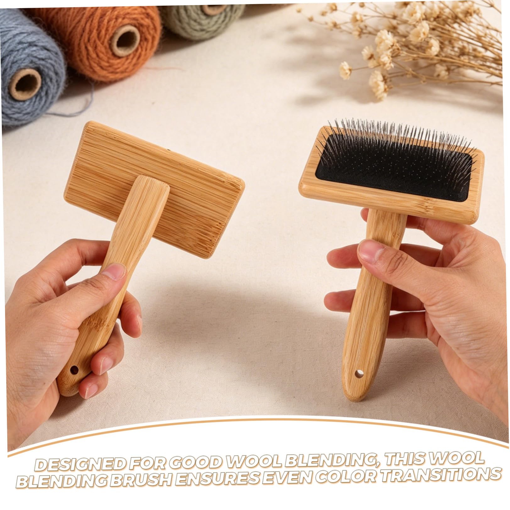 Healvian Set di Strumenti per Filatura a Mano in Legno 1 Pezzo