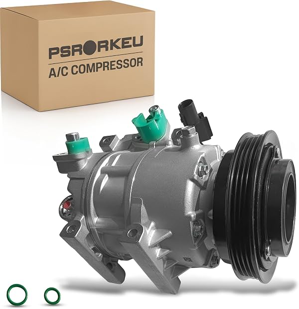 Compresor de AC con Embrague de 4 Ranuras para Hyundai Elantra 2007-2012 2.0L | Reemplaza CO10947C 158307. Compatible con Hyundai Elantra 2007-2012 L4 2.0L. Ingeniería de precisión para enfriamiento.