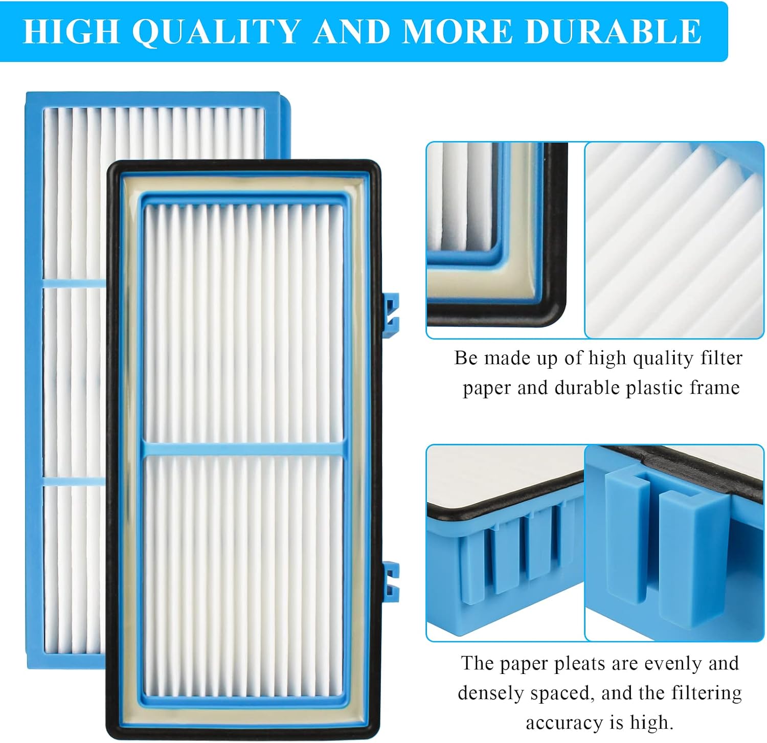 AER1 Filters HAPF30AT Replacement For Holmes HAPF300AH-U4R HAP242-NUC - 2 HEPA Filter + 4 Carbon Filters