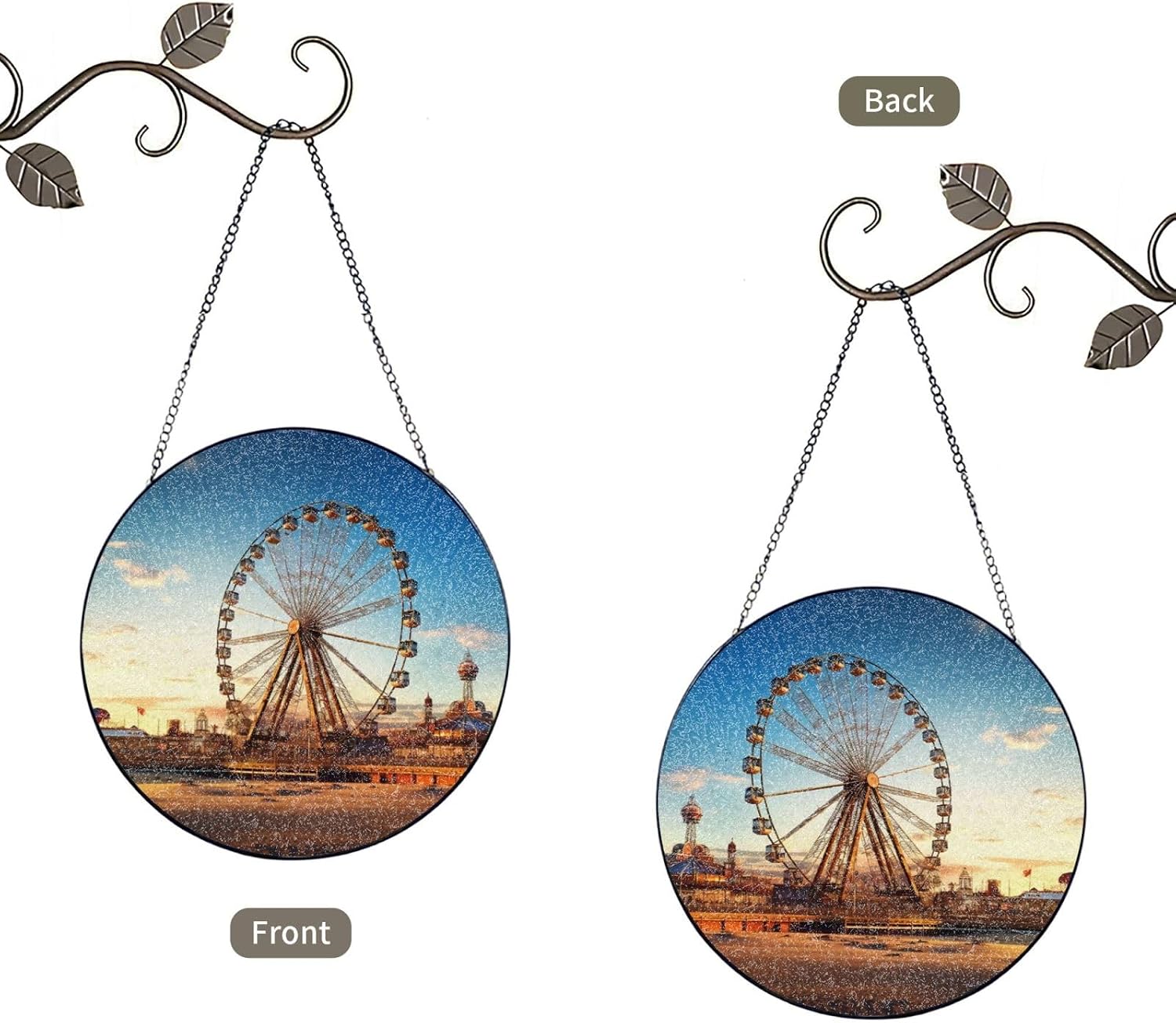 Stained Glass Window Hanging - Personalized Sun Catcher for Home Decor