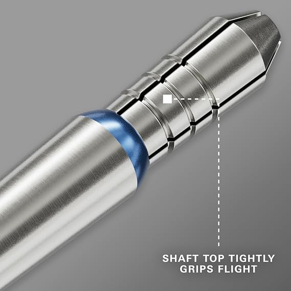 Target Darts Phil Taylor Gx2 Raw Power Titanium Dart Shaft, Short/Intermediate/Medium | Player Edition Aluminium Shafts, 2BA Thread, Professional Dart Accessories