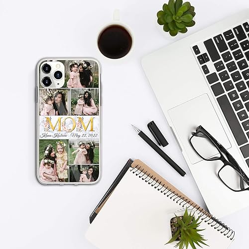 Miniatura 3 de Teléfono con fotos personalizadas, con imagen personalizada, funda de texto compatible con iPhone 15, 14, 13, 12, 11, X, XS, XR, 8, 7, 6s, Mini Pro