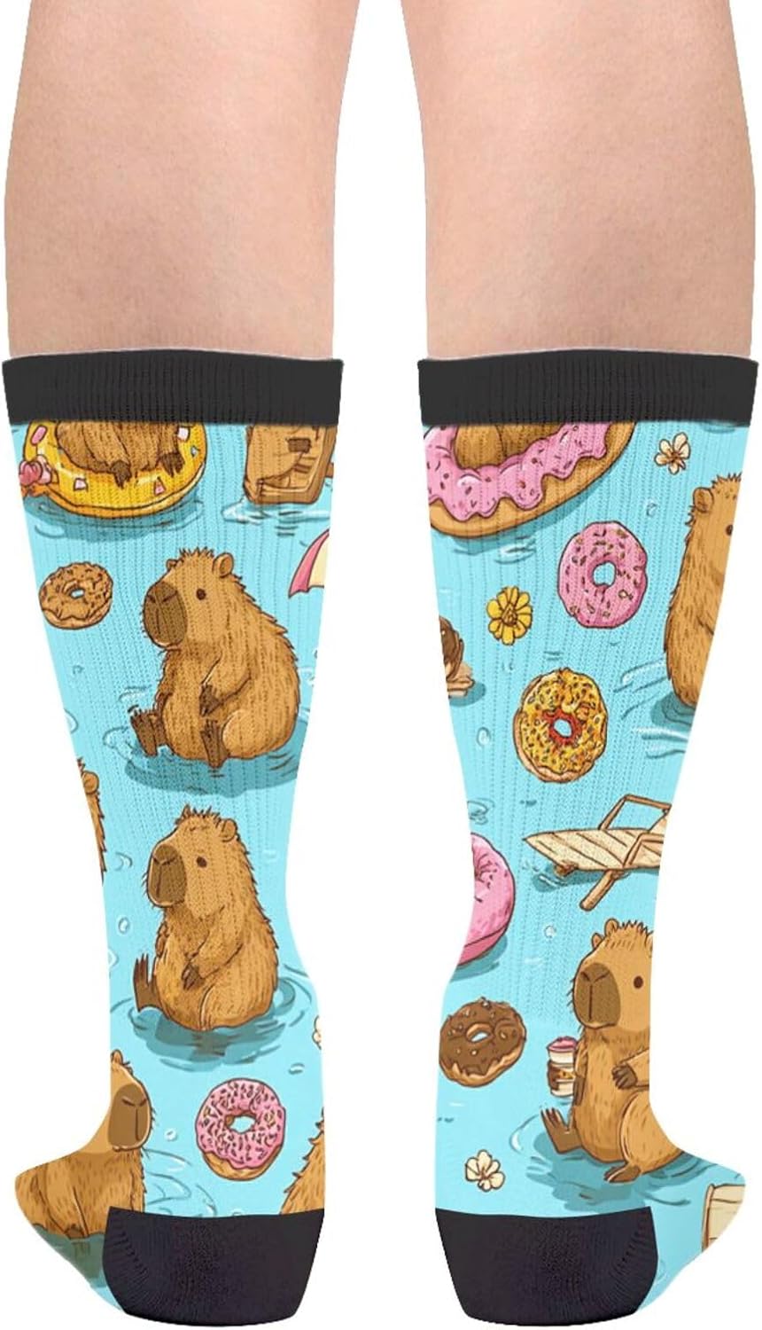 Funny Novelty Socks Casual Athletic Crazy Crew Socks For Women Men Gifts - Image 2