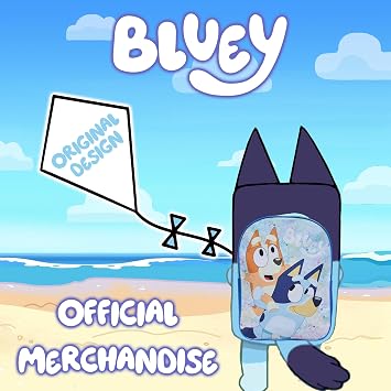 Bluey Shoulder Backpack Backpacks Blue One Size