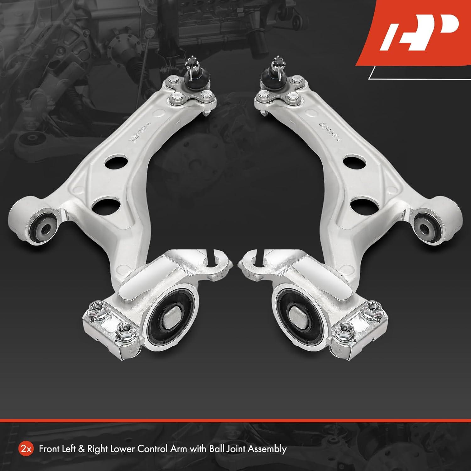 A-Premium 2 x Front Lower Control Arm with Ball Joint & Bushing, Compatible with Acura RDX 2019 2020 2021 2022
