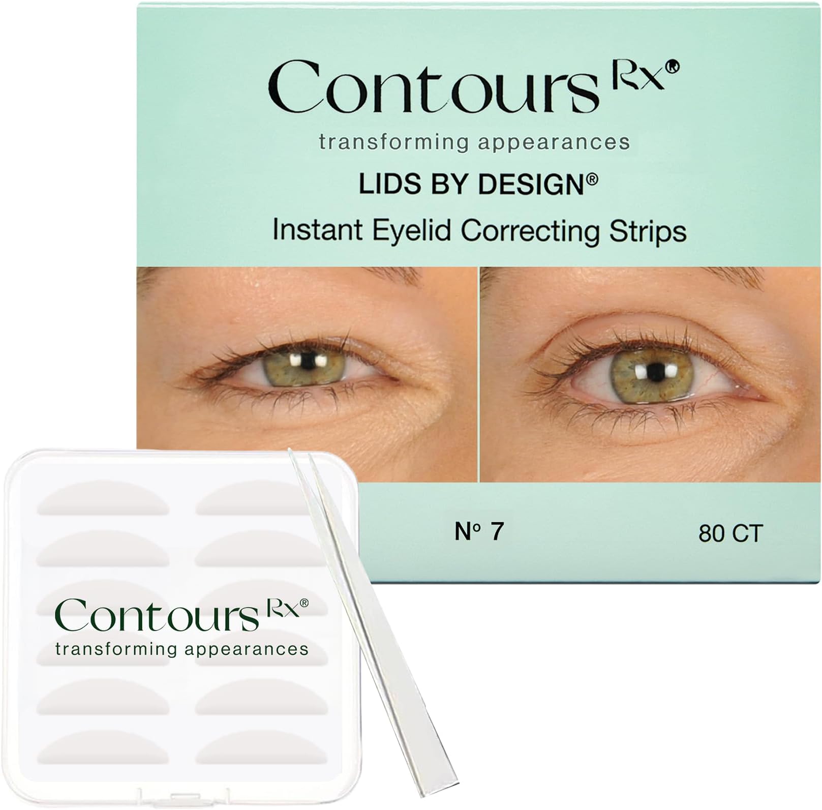 - Lids by Design – N°7 Instant Eyelid Lift Strips for Dramatic Lift on Hooded, Droopy Eyelids – Medical-Grade, Anti-Aging, Non-Surgical Eye Tape – 80 Count
