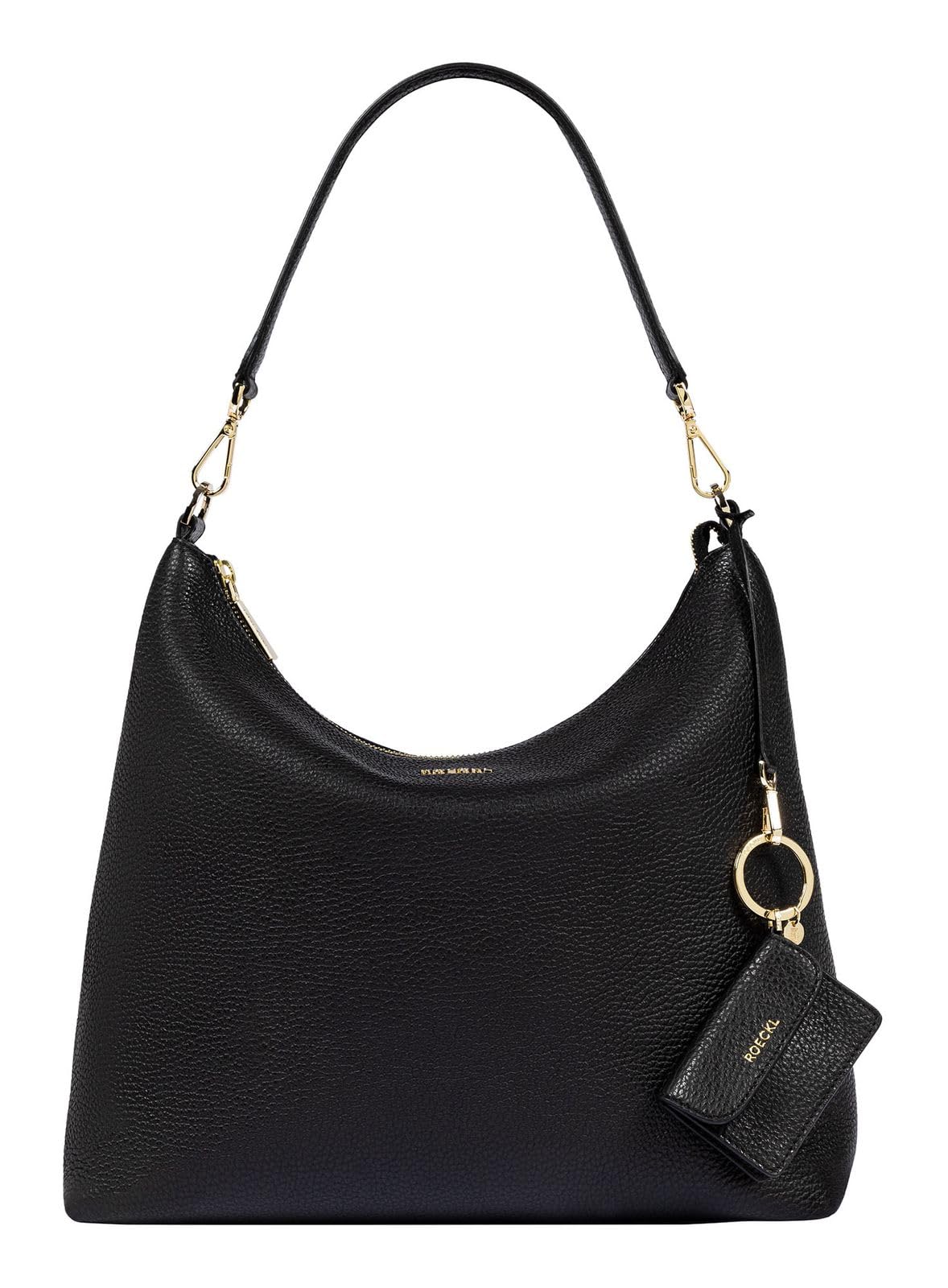 ROECKL Diana Medium Black sac cabas noir tendance en cuir