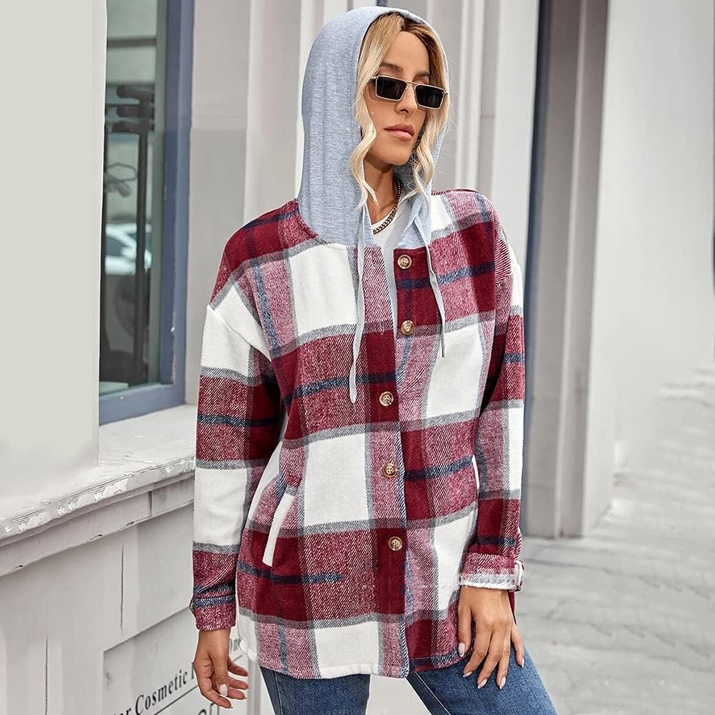 Buy URFEDA Women's Checked Mhirt,Womens 
