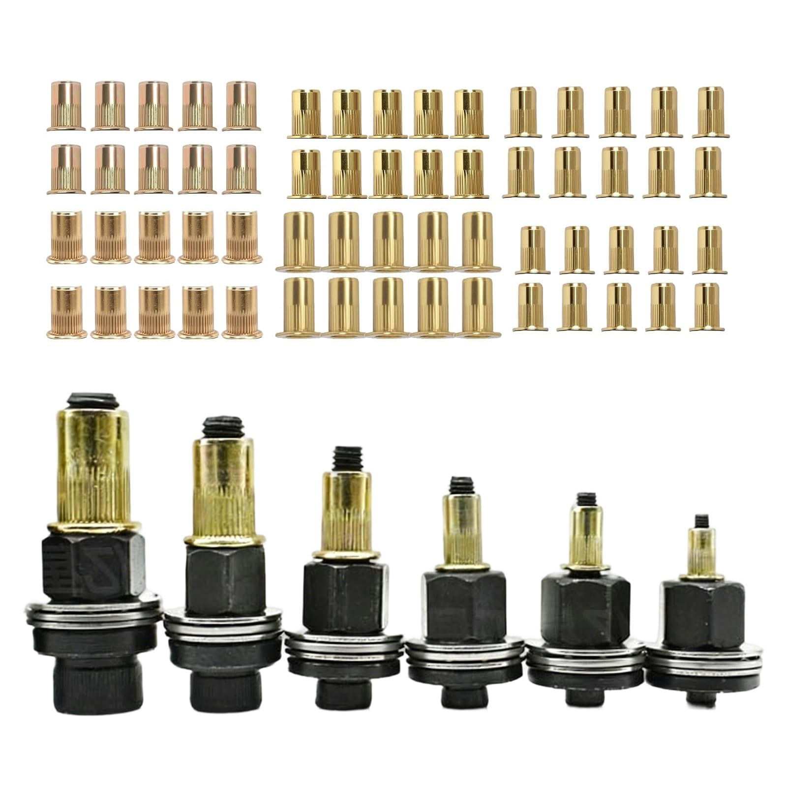 Manual Rivet for 3-10 Carbon Steel Fasteners with Ergonomic Handle, Ideal Craft and Manual Hand Riveter Tool