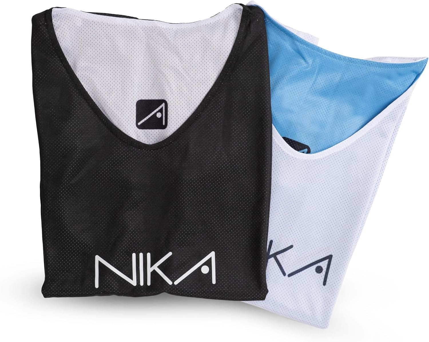 NIKA Reversible Training Pinnies – Soccer & Field Hockey Scrimmage Vest, Lightweight Breathable Mesh Jersey