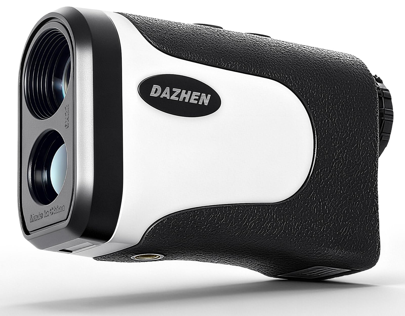 Telémetro de golf con pendiente, 1200 yardas láser para golf con pantalla externa, vibración de bloqueo de mástil de bandera, aumento 6X, accesorios de golf para hombres