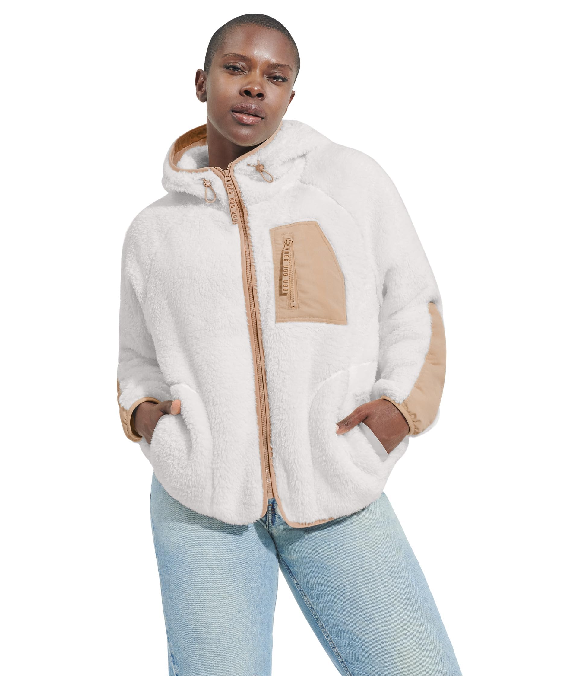 UGG Ruthie Uggfluff Zip Hoodie chamarra Mujer