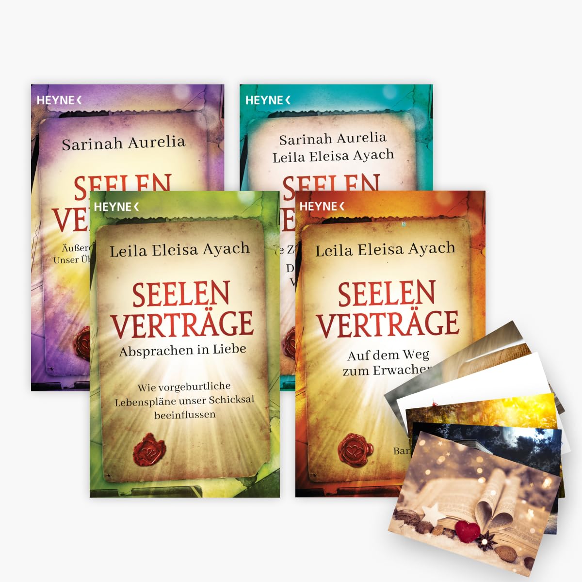 Seelenverträge: 8 Bände in 5 Büchern + 1 exklusives Postkartenset