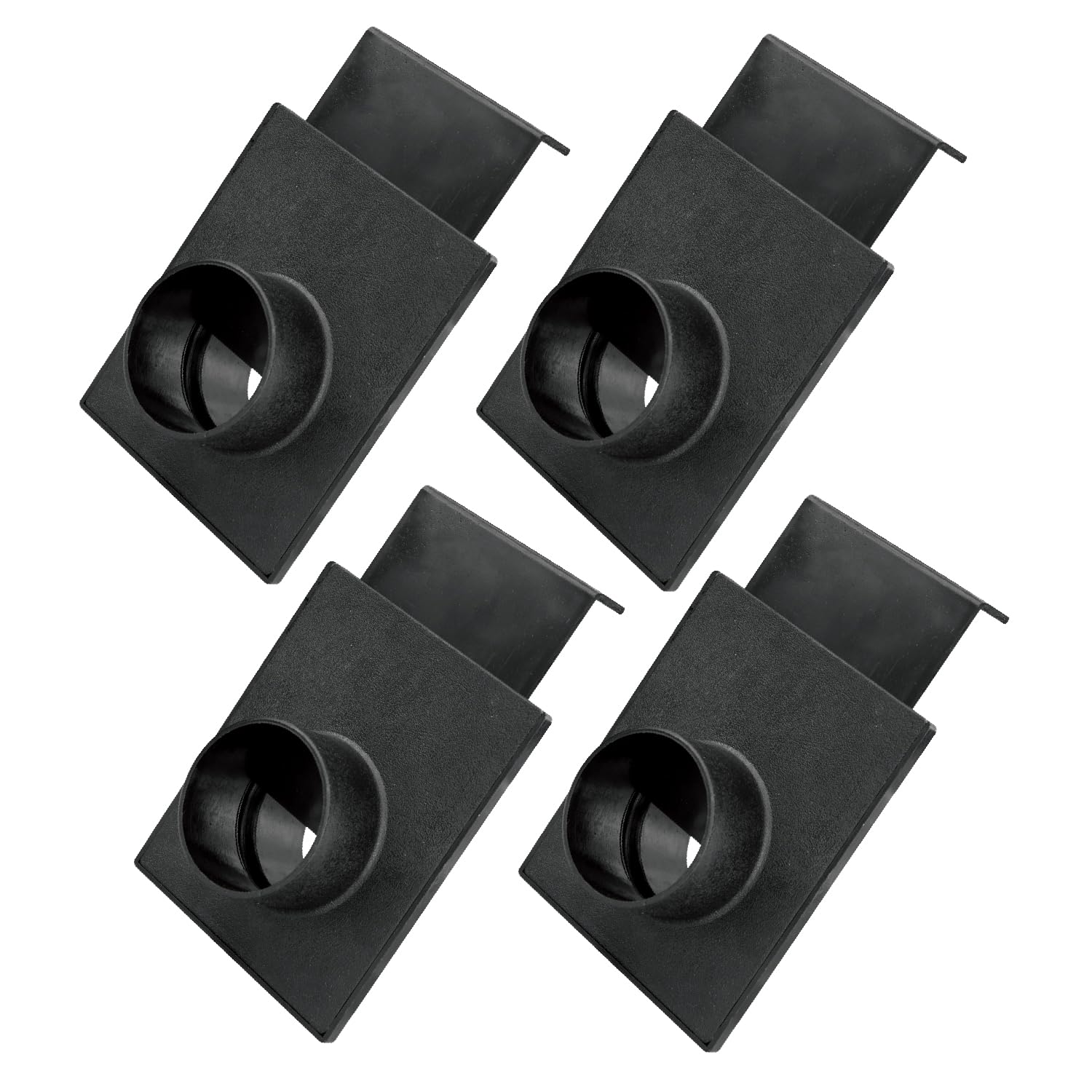 Powertec Black 70133-P4 2-1/2-Inch Blast Gate For Dust Collector, Dust Collection Fittings, 4 Pk