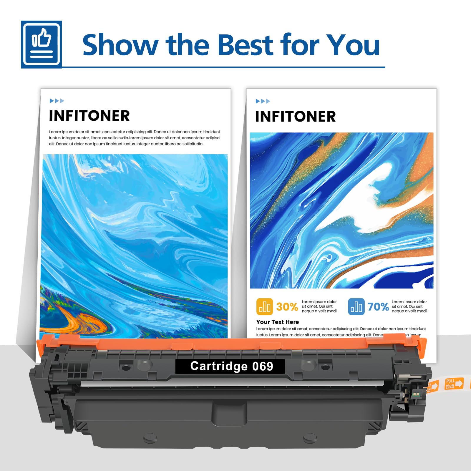 069 069H Toner Set Kompatibel für Canon I-sensys MF752Cdw MF754Cdw | ImageCLASS LBP673Cdw LBP674Cdw LBP674Cx MF751Cdw MF753Cdw MF755Cdw MF756Cx CRG-069 CRG-069H Schwarz Cyan Magenta Gelb, 4-Pack