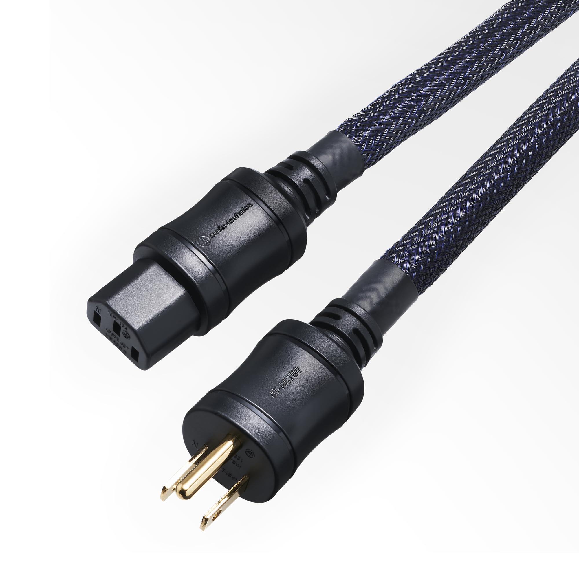 Amazon | オーディオテクニカ AT-AC700/0.7 電源ケーブル パワー