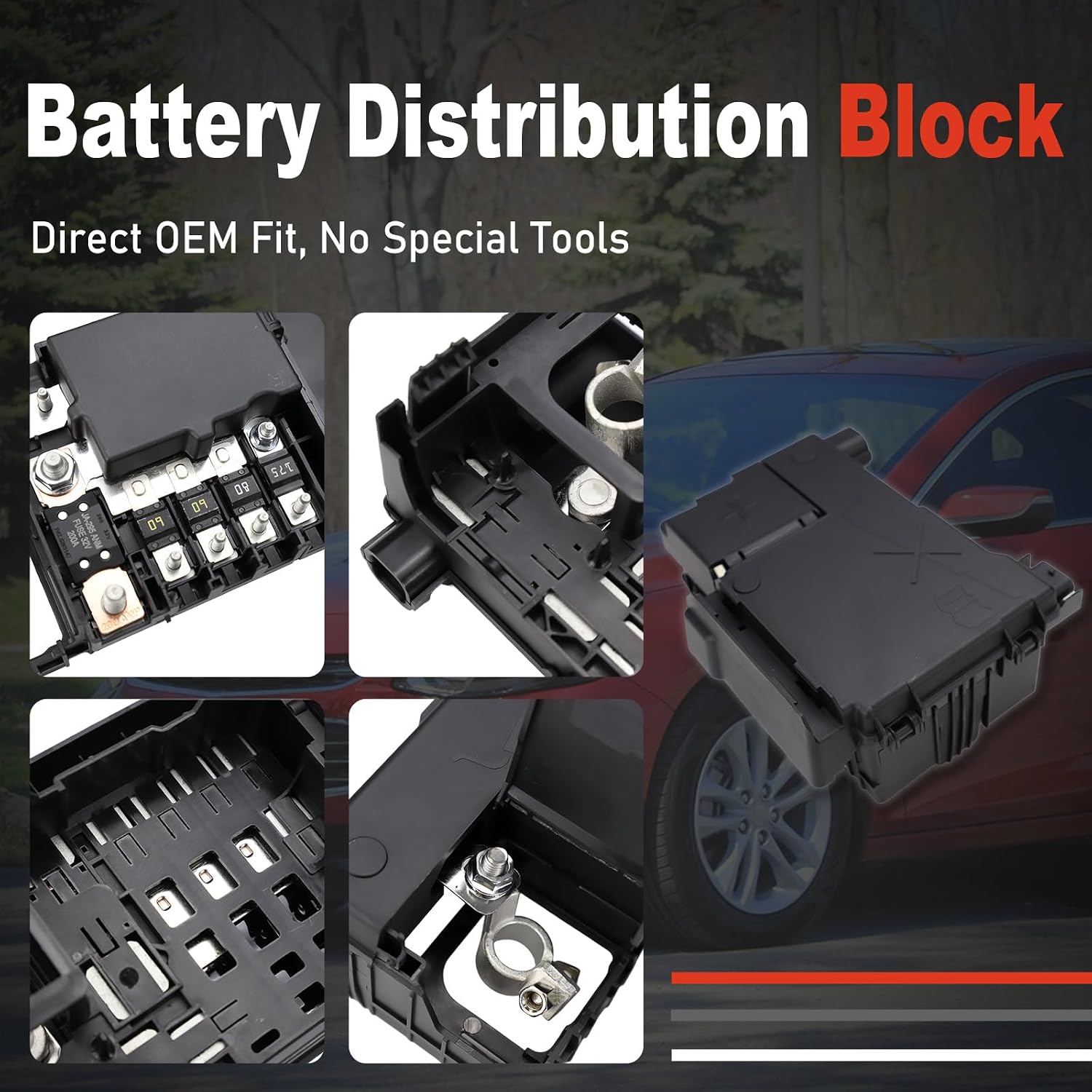 Battery Distribution Block Fuse Box Block Cover