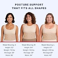 Vista 6 de Fit Geno Corrector de Postura y Soporte de Espalda para Hombres y Mujeres: Enderezador de Hombros Ajustable con Soporte Completo para el Dolor