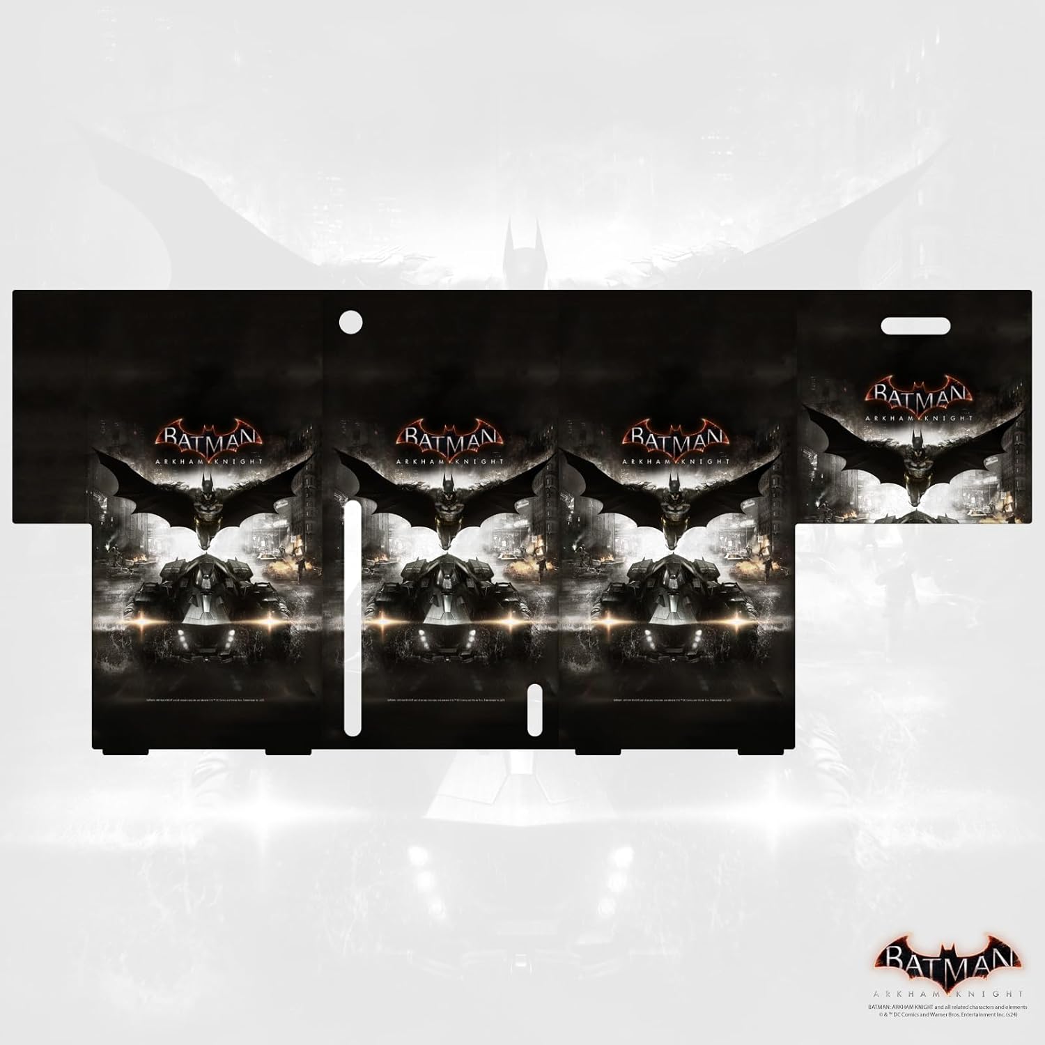 Head Case Designs Officially Licensed Batman Arkham Knight Key Art Graphics Game Console Wrap and Game Controller Skin Bundle Compatible With Xbox Series X