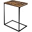 VASAGLE Couch Table, Sofa Side Table, C Shaped End Table for Sofa and Bed, Snack Table 21.7 Inch for Living Room, Industrial
