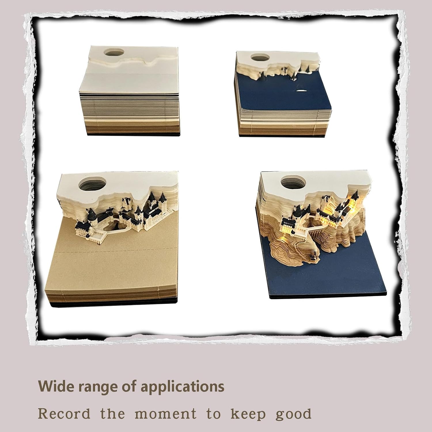 3Dカレンダー2025、タイムピースカレンダー2025、タイムピースカレンダー2025、芸術的なパッド、3Dカレンダー、3Dアーキテ