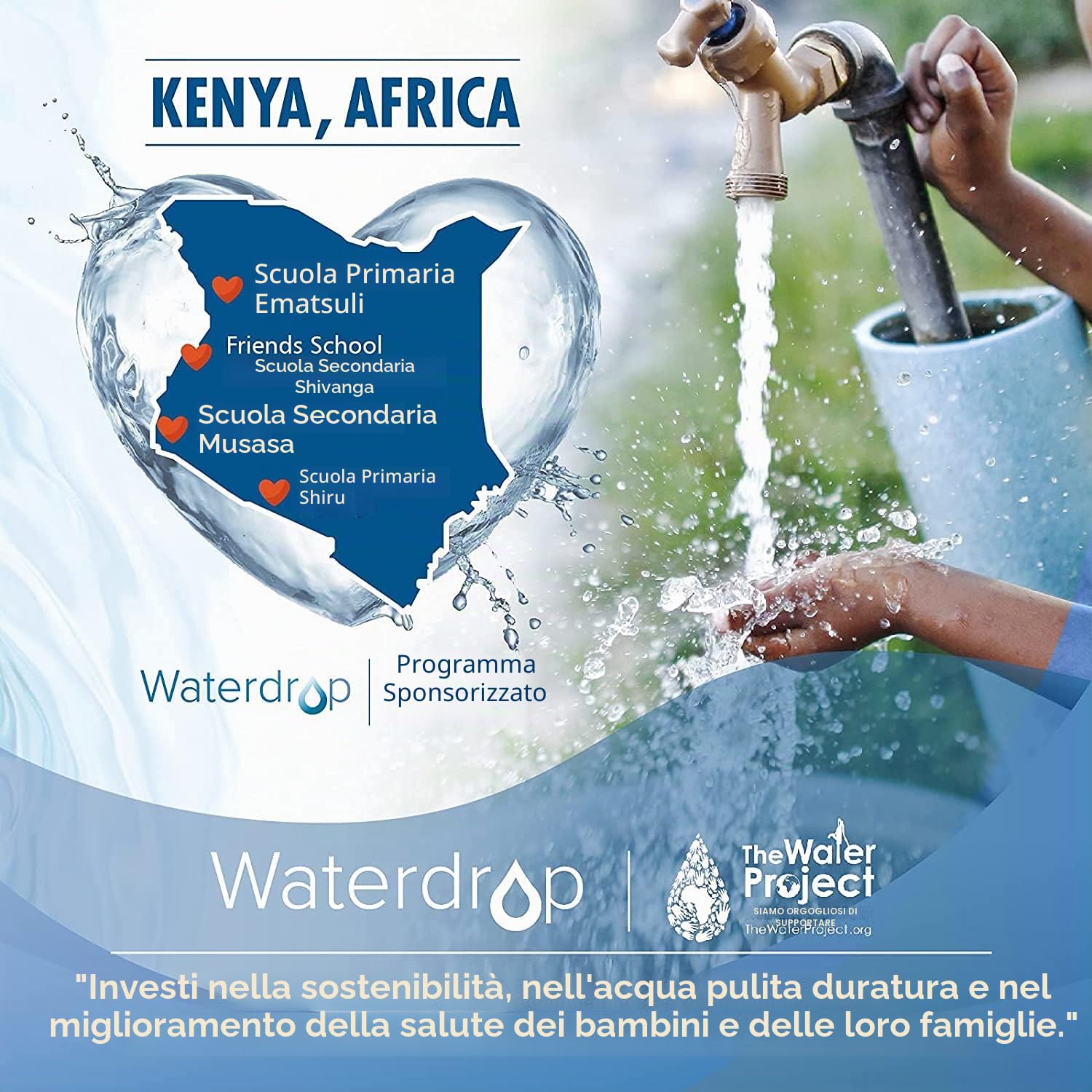 Waterdrop WD-G3-N1CF Filtro, Durata 6 Mesi, sostituzione per sistema ad osmosi inversa WD-G3-W