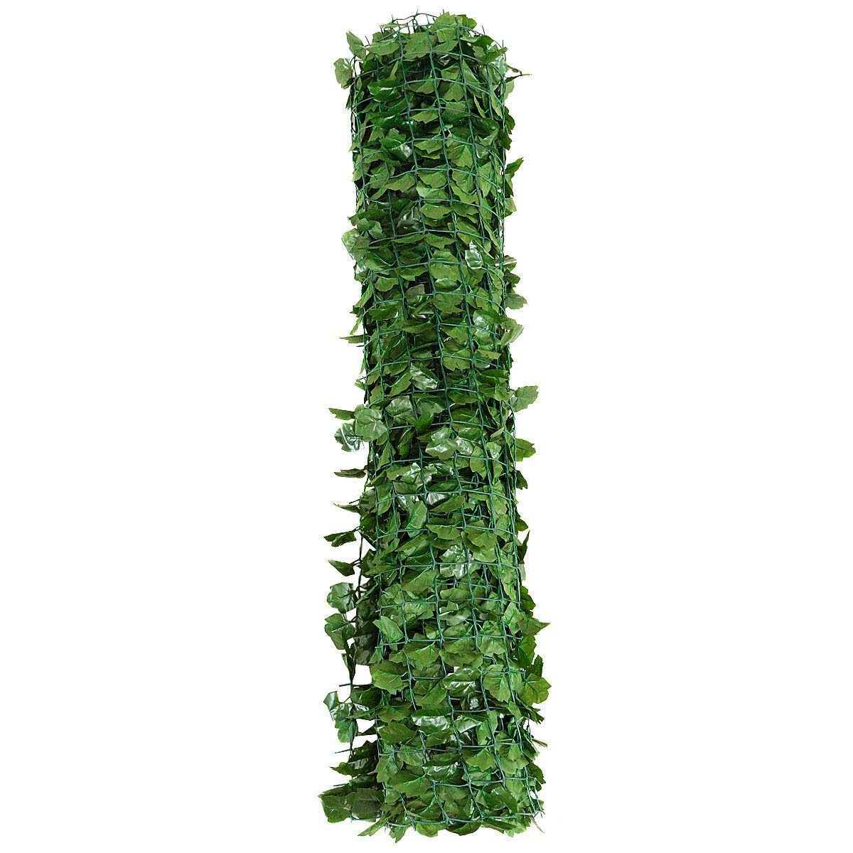 Giantex Artificial Faux Ivy Privacy Fence, 95"x40" Artificial Hedge Faux Ivy Vine Leaf Greenery