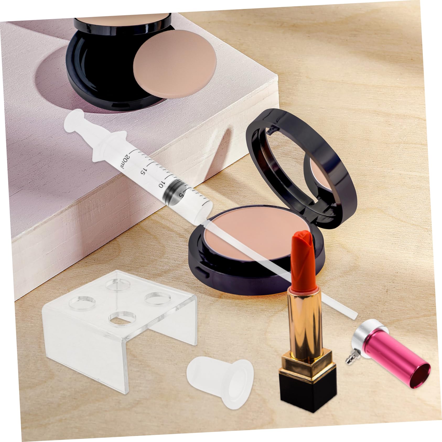 FRCOLOR 2sets Stampo Rossetto Strumenti Per Creare Rossetti Fatti Casa Materiale Resistente Facile Da Usare Per Bellezza e Trucco Kit Completo Per Appassionati Di Cosmetici