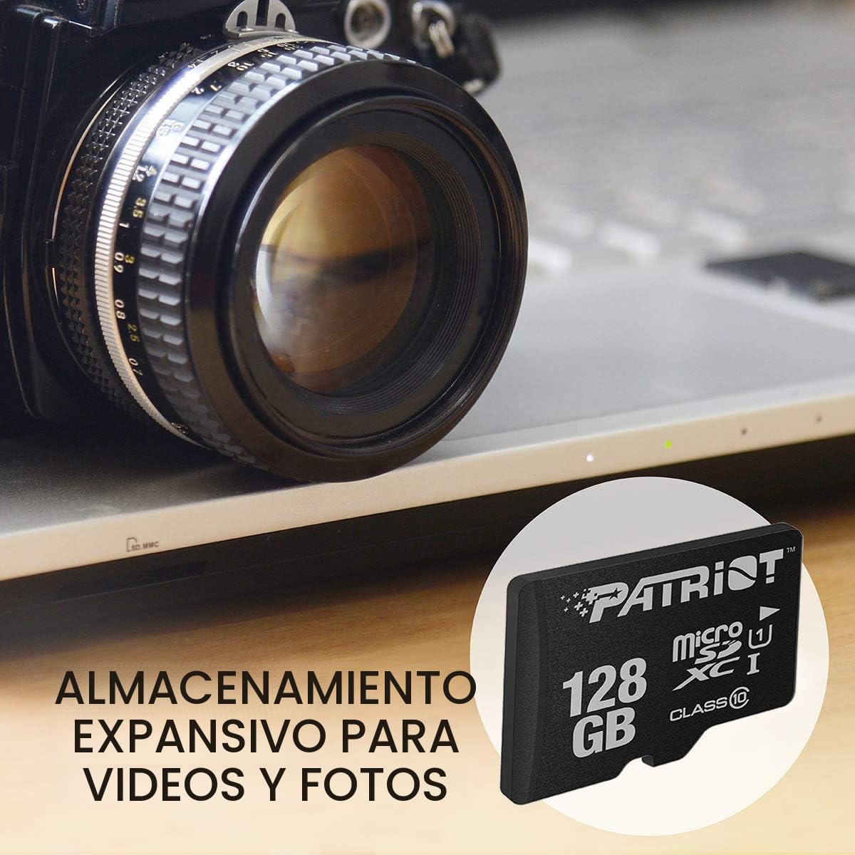 Patriot Memory Tarjeta de Memoria Flash MicroSD de la Serie LX de 128GB - PSF128GMDC10 - Paquete de 5 Piezas