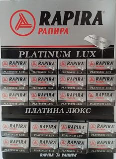 Rapira Platinum Lux Double Edge Blades (5 Blades Pack) by Rapira