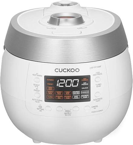 CUCKOO ARROCERA 1.80L CRP-RT1008F DOBLE PRESIÃ“N DIGITAL