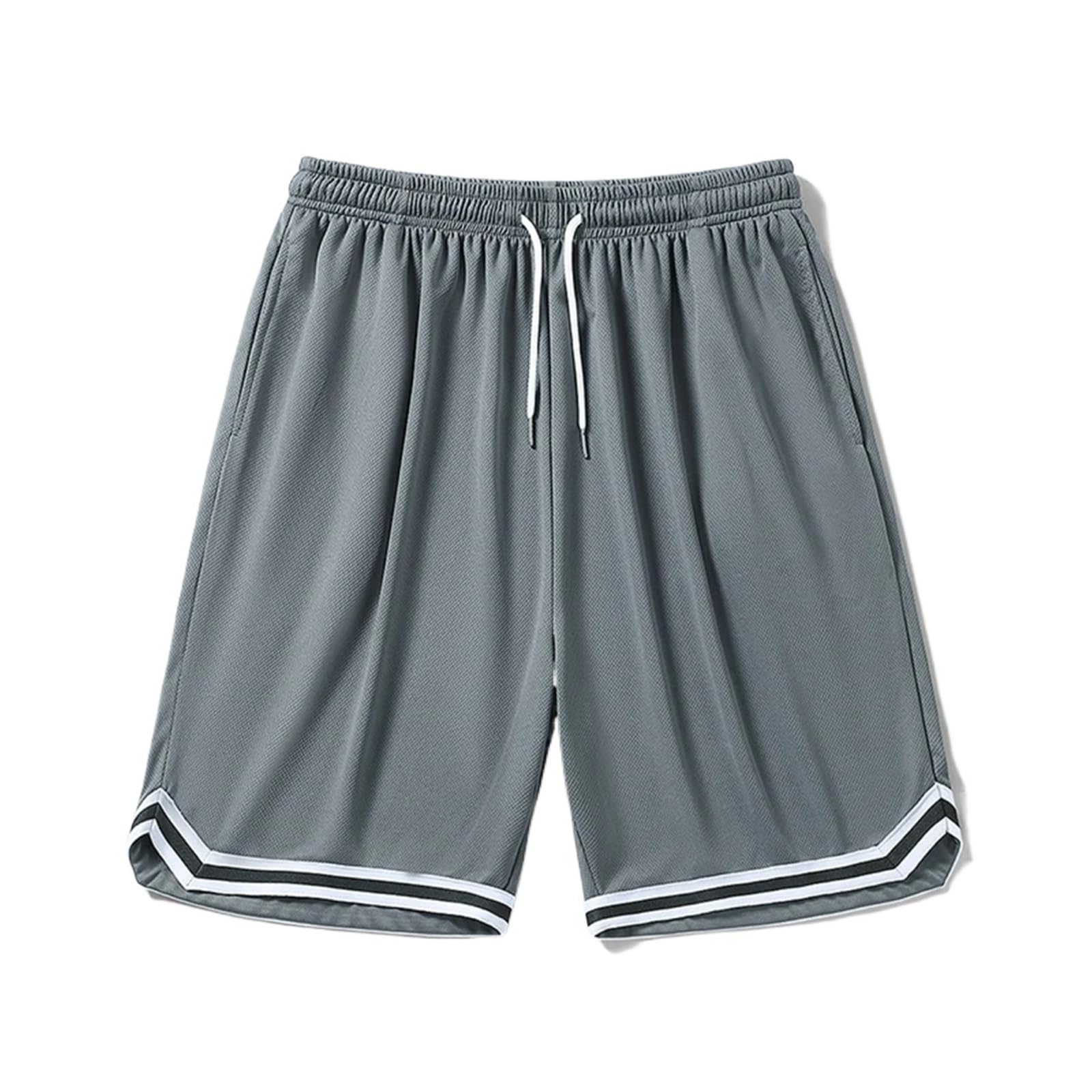 Short de basket homme en soie glacée léger et ample - 6
