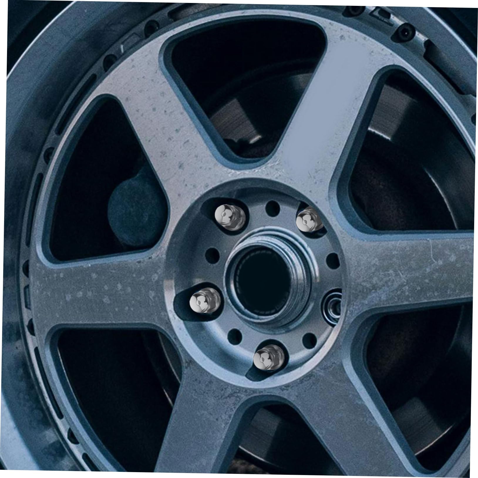 Capuchons D’écrou de Roue pour Voiture M12x1.5 Acier Argenté 21pcs | Accessoires Pneus et Jantes Auto, Montage Facile, Aspect Soigné, Lot de 21 Pièces