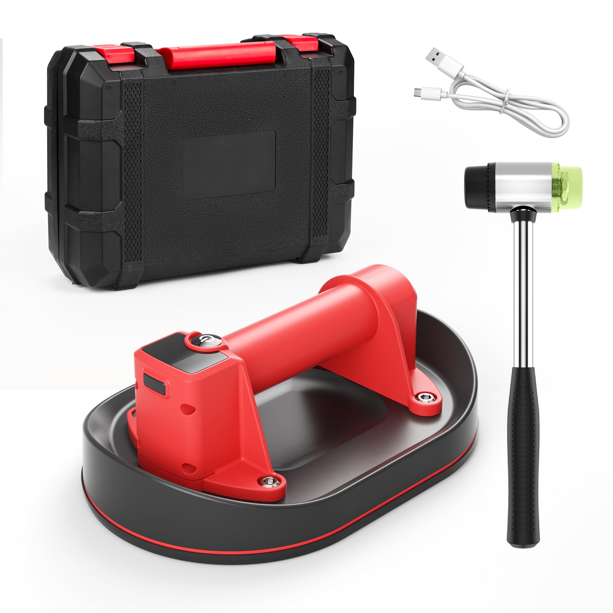 Photo 1 of **UNTESTED**
Electric Suction Cup Floor Gap Repair, Flooring Tools for Gap Fixing and Repair, for Laminate Vinyl Hardwood Plank, Professional Installation Kit with Automatic Suction Grabber to Fix Gaps Easily