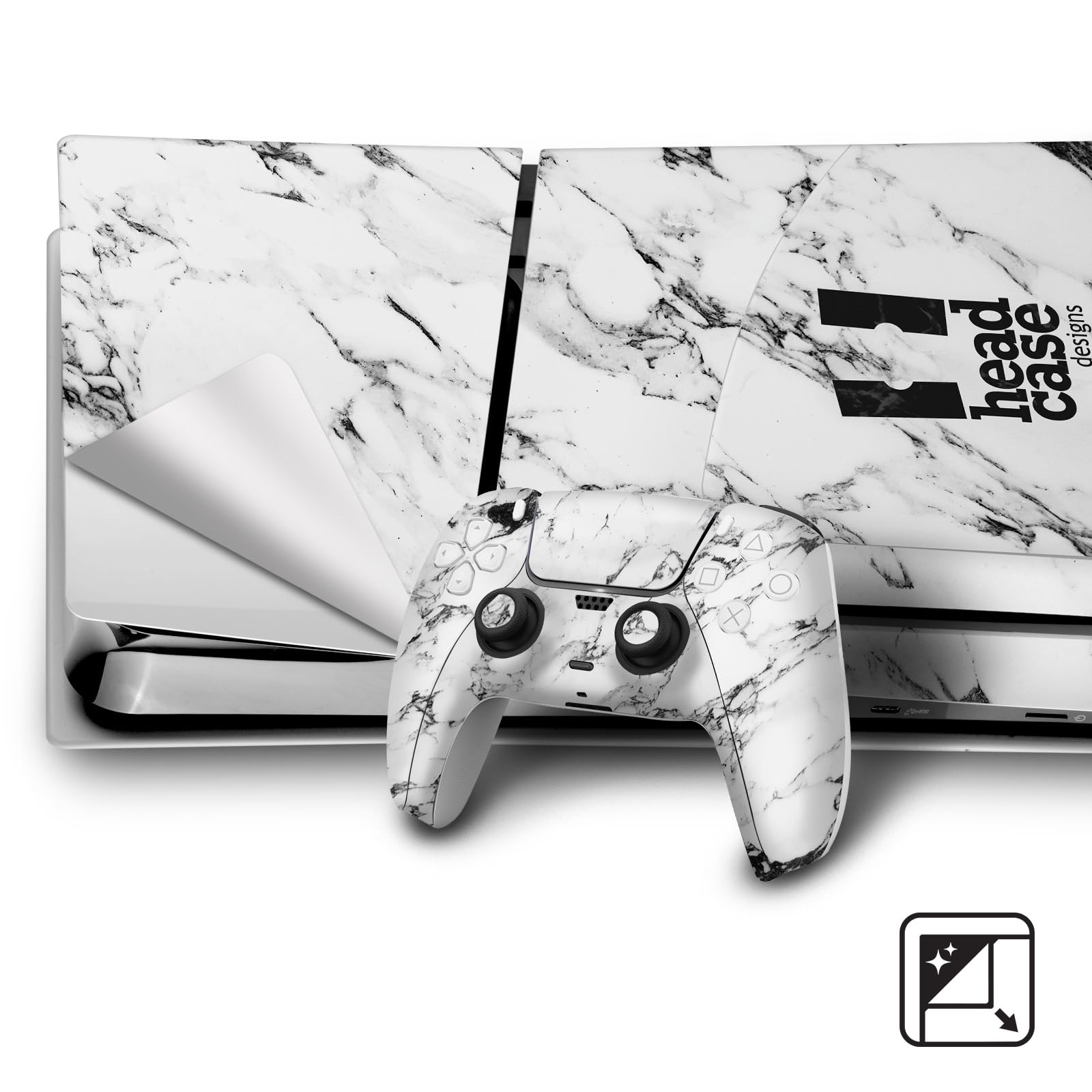 Head Case Designs Calcomanía de vinilo con licencia oficial de Batman Arkham Knight Key Art Graphics para juegos, compatible con Sony PlayStation 5 PS5 Slim Disc Edition Console y controlador