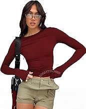 SIGHTBOMB SKIMS Fabric Round Neck Ultra Soft Feather Touch Micro Fiber Full Sleeve TOP for Women