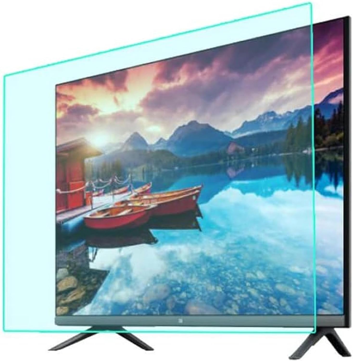 Wzglod 75-85 Inch TV Screen Protector Frosted Matte Anti Glare Dustproof Filter Film Relieve Eye Strain and Sleep Better Dustproof Filter Film